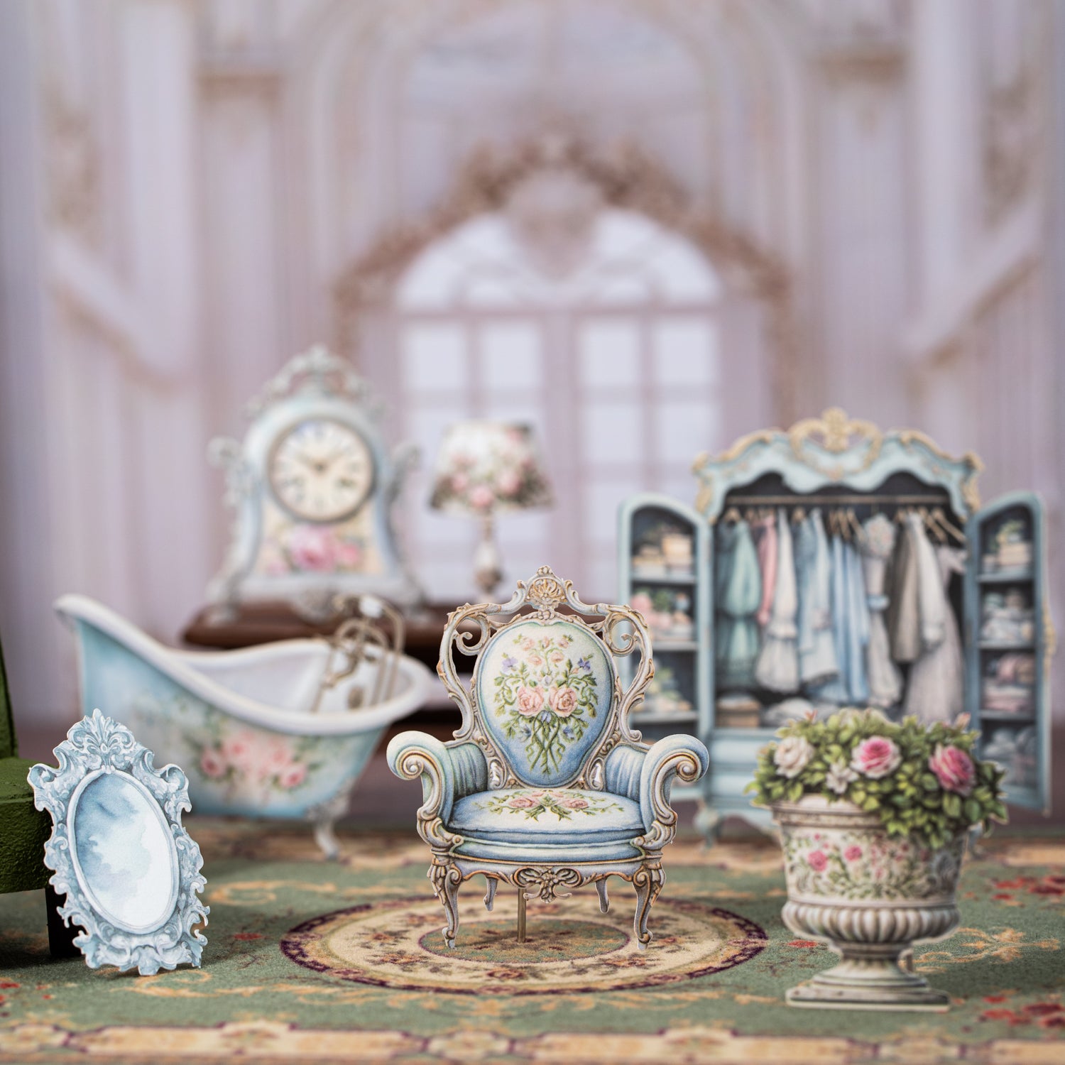 0807 Furniture Solid Sticker -15Pcs each pack