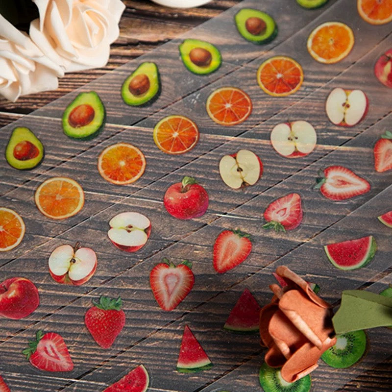 0402 Fruit Collection Series PET tape -3.5cm*2m