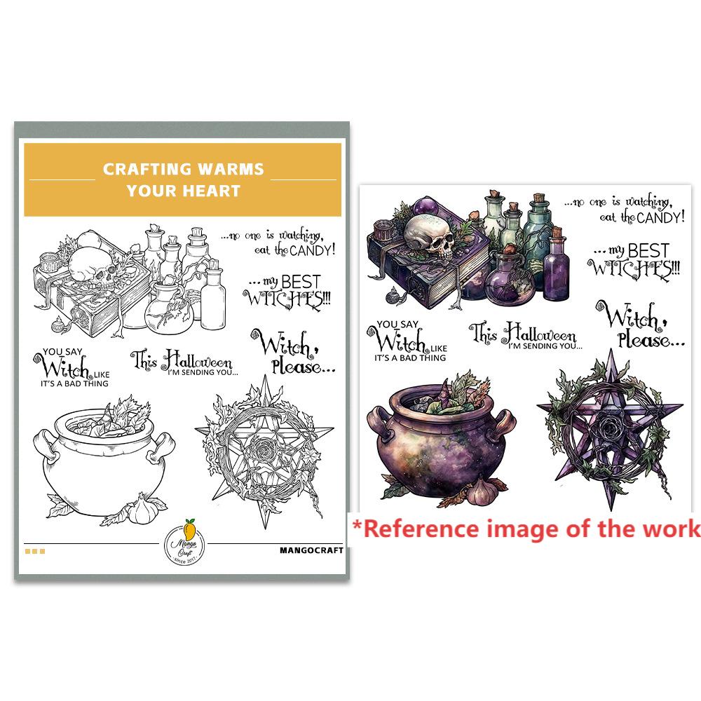 0906 Witch's Potion Clear Stamp 14cm*14cm