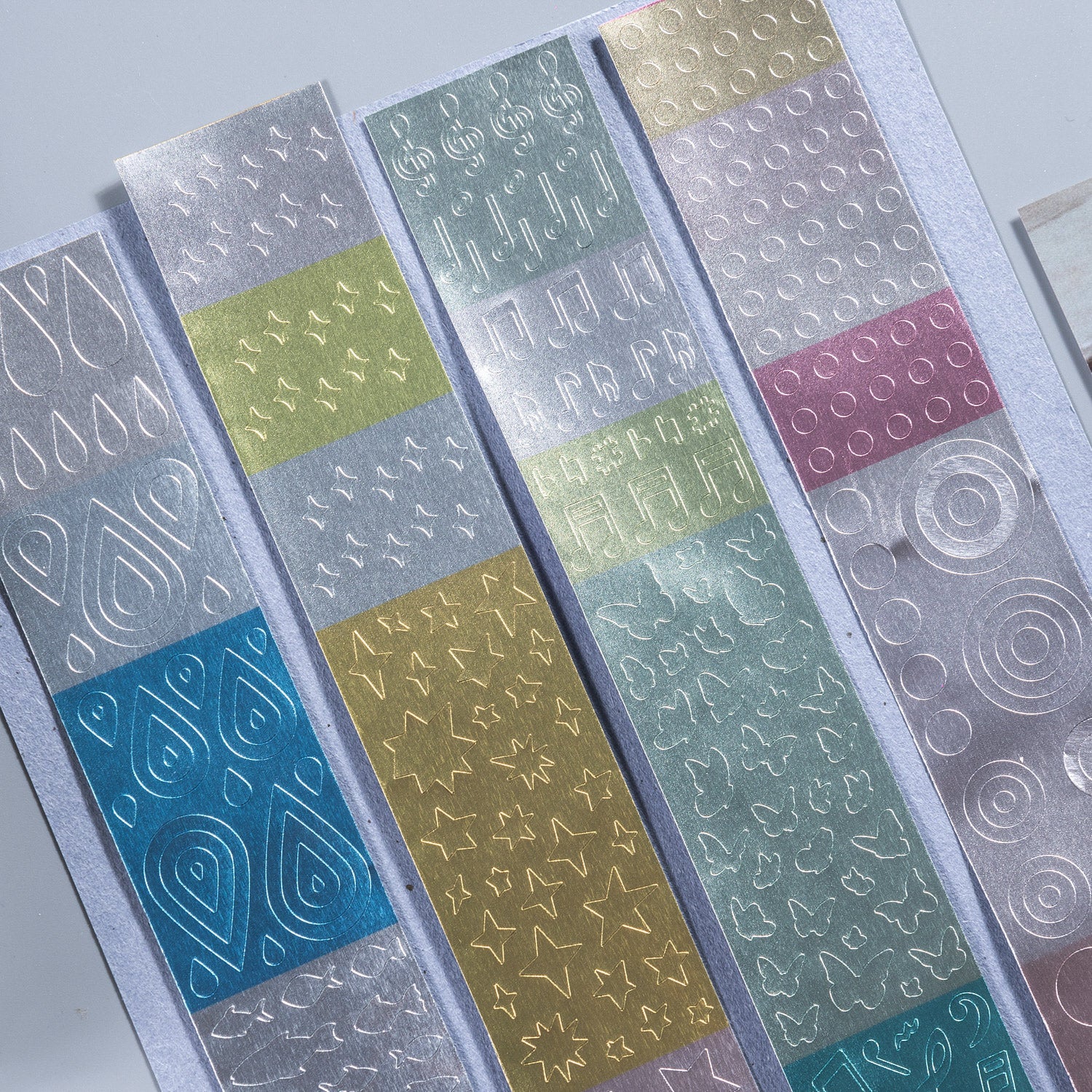 260514 Silver Foil Glimmer pre-cut Aluminum foil Tape -6cm*2m
