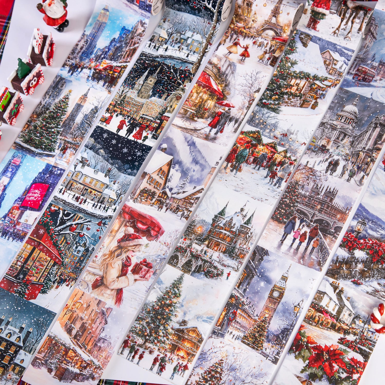 0904 The City of Christmas Washi tape -8cm*2m