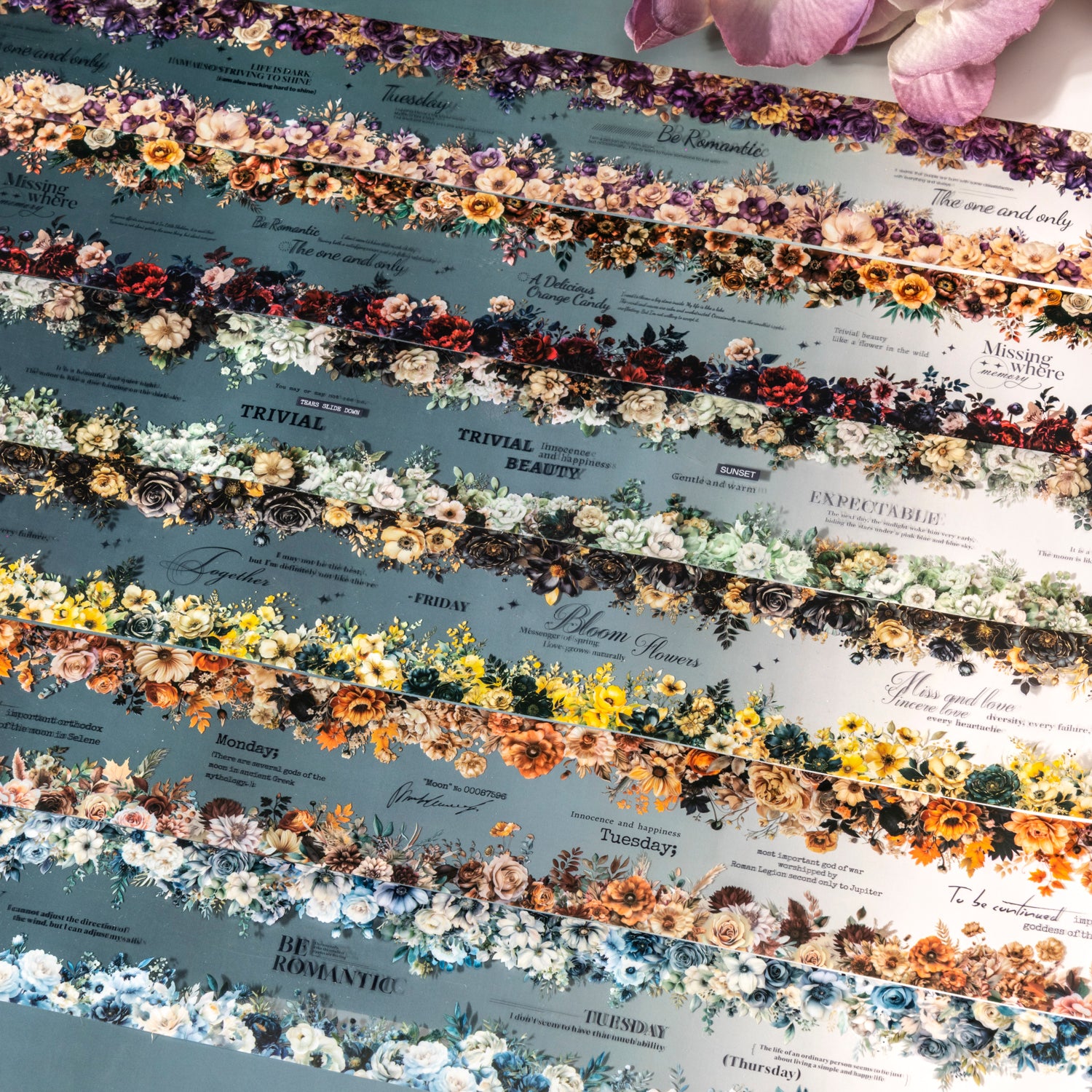 0629 Flowers PET tape -6.5cm*2M