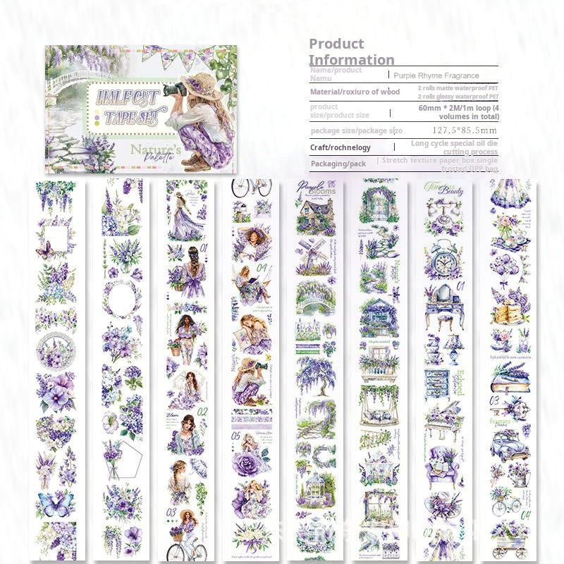 0513 T-188 Purple Rhyme Fragrance Tape Set *pre-cut