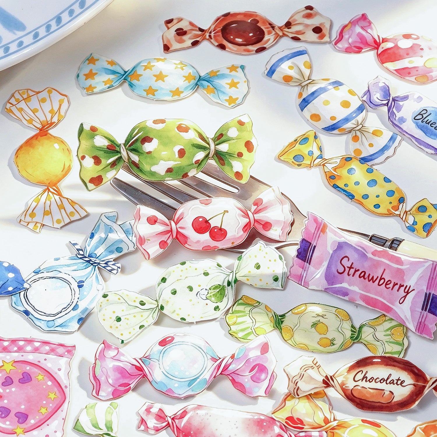 Sweet Candies Washi Stickers -30Pcs each
