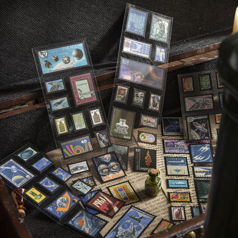 0612 Stamp paper sticker -5Pcs each pack