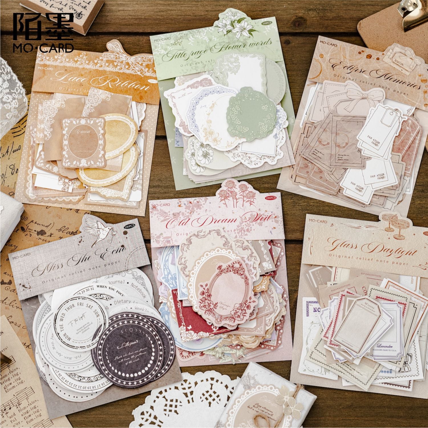 0415 Evening wind chronicles Series Paper -100Pcs each pack