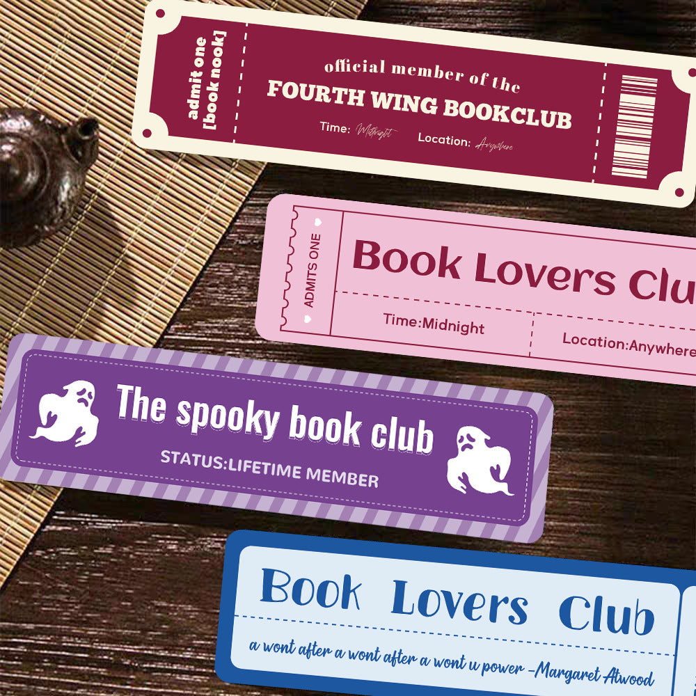 0718 Ticket stub Bookmarks 30 pcs