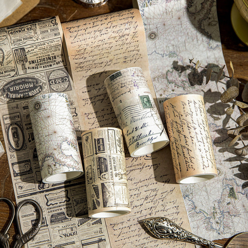 Vintage Time Washi Tape Set