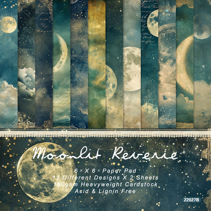 0613 Moonlit Reverie Background Paper 22027B -24Pcs each pack
