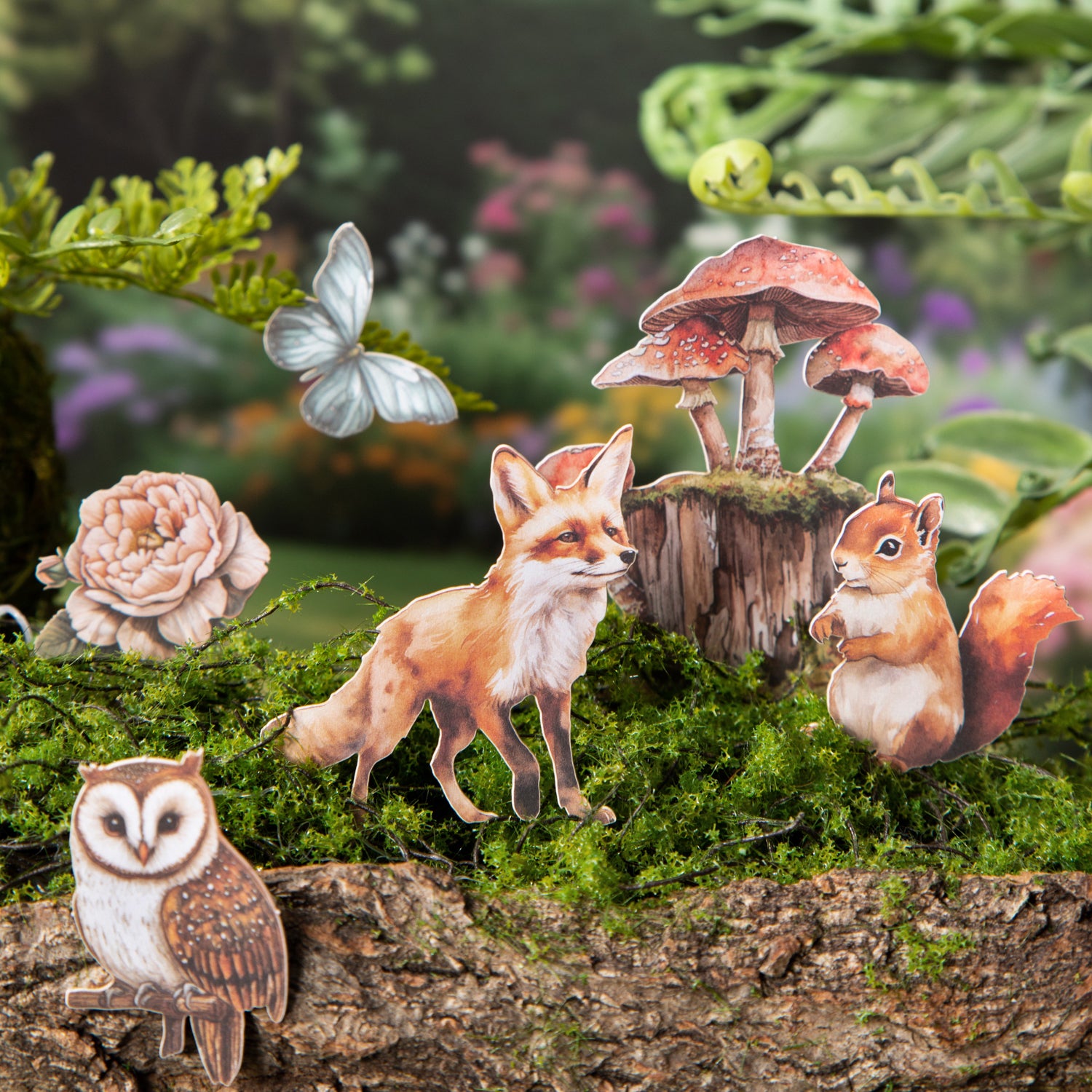 0603 Forest Diary cardstock sticker -25Pcs each pack