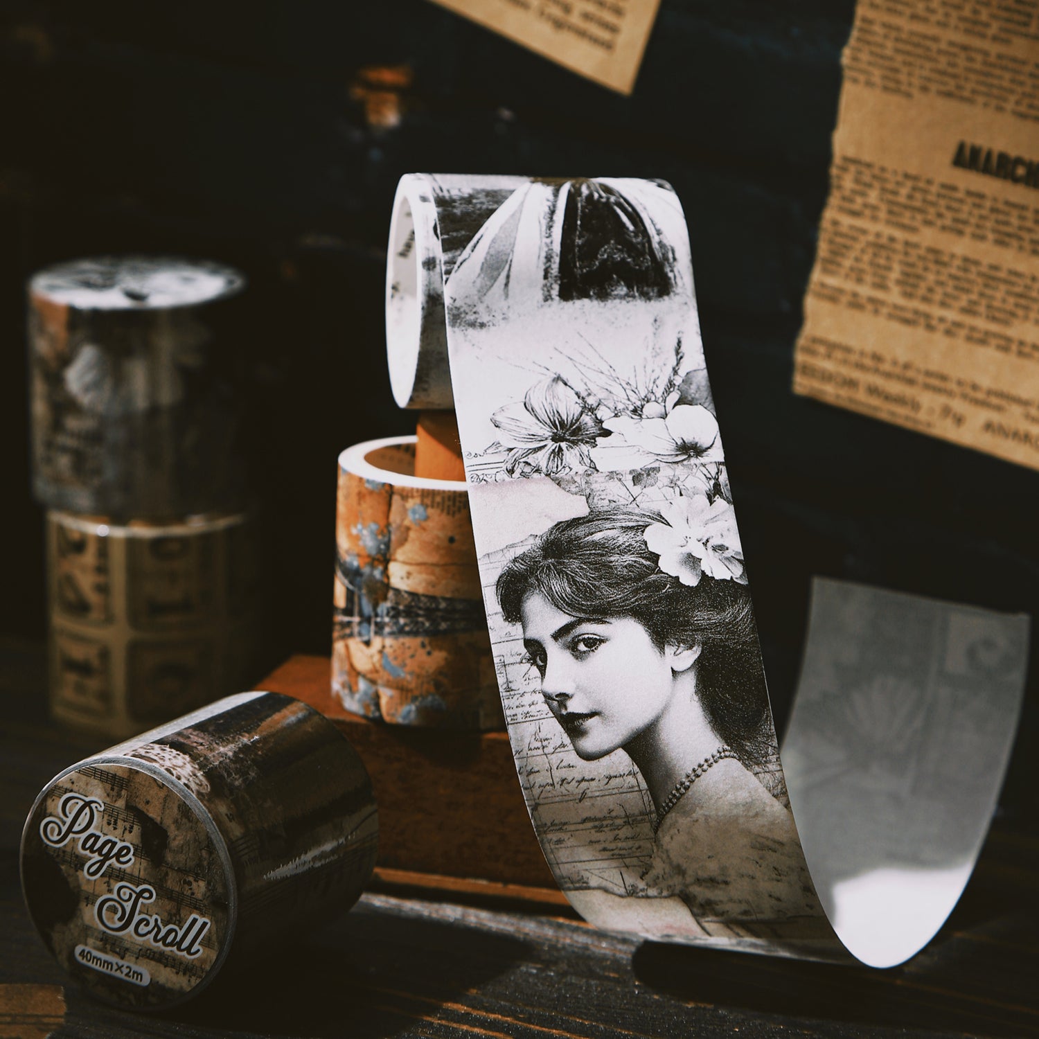 0925 Vintage Washi tape -4cm*2m