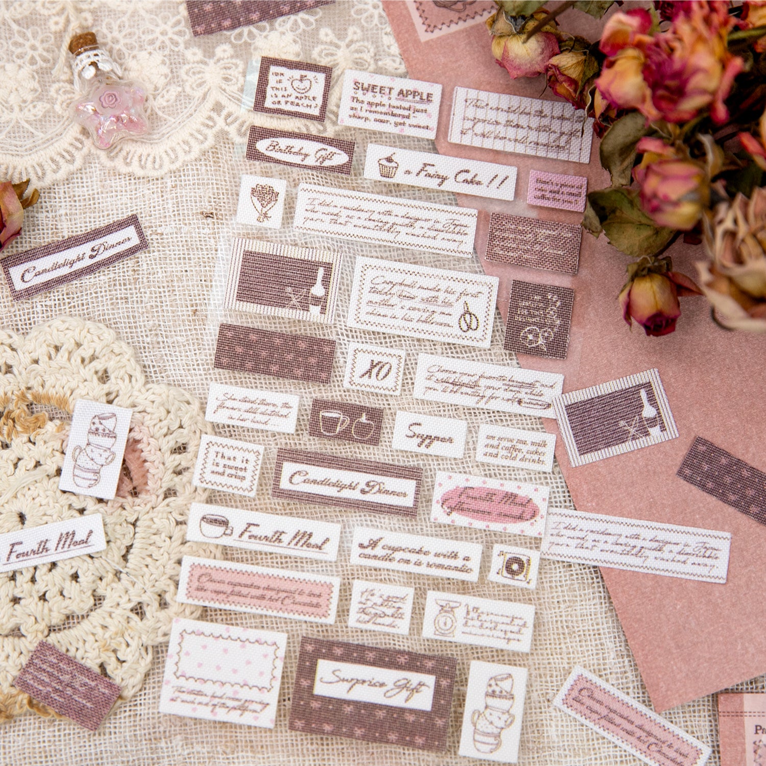 0917 Fabric label Sticker -1Pcs each pack
