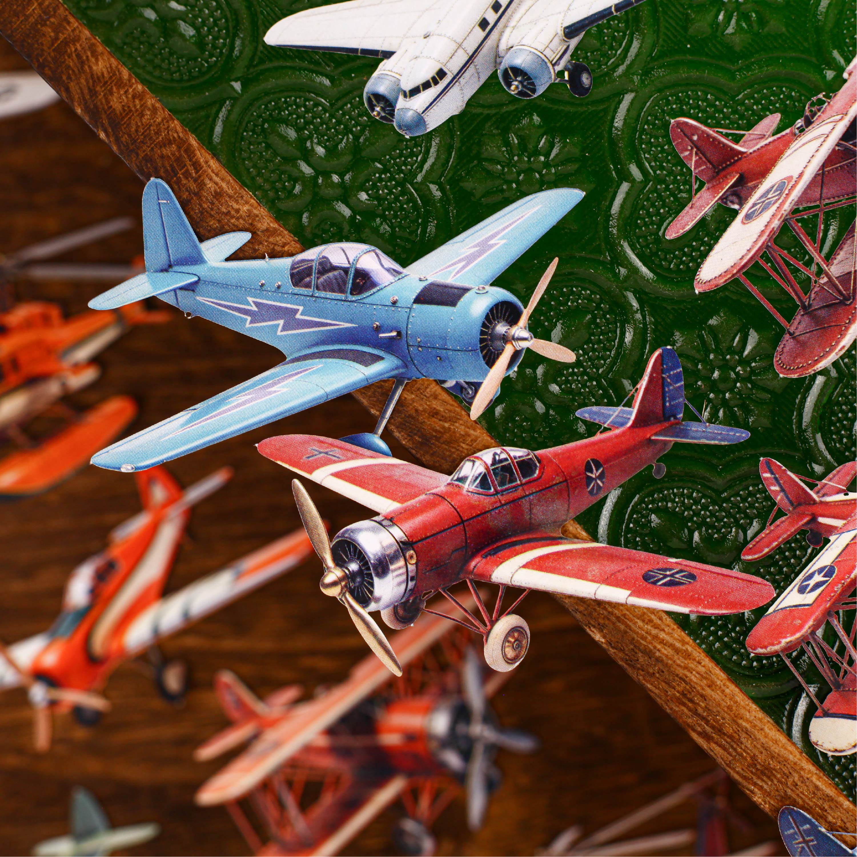 Flight Cardstock Stickers -10Pcs each pack