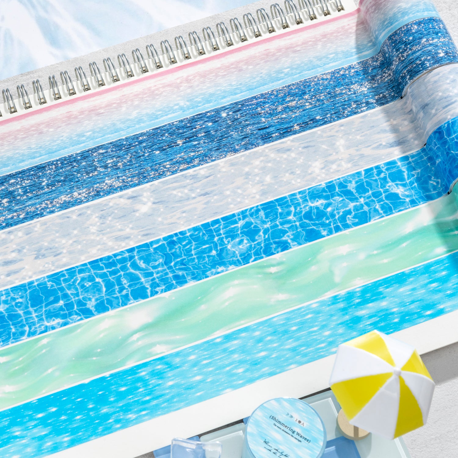 Shimmering Waves Washi Tape -3cm*2m