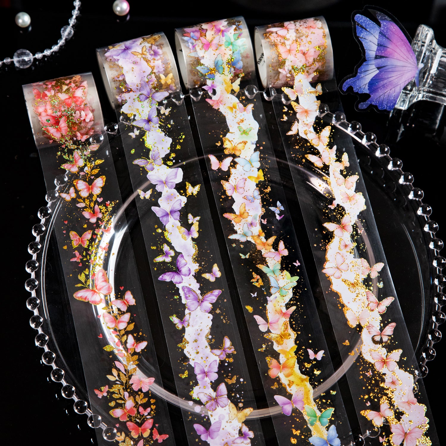 0402 Swarm of butterflies Series PET tape -4cm*2m