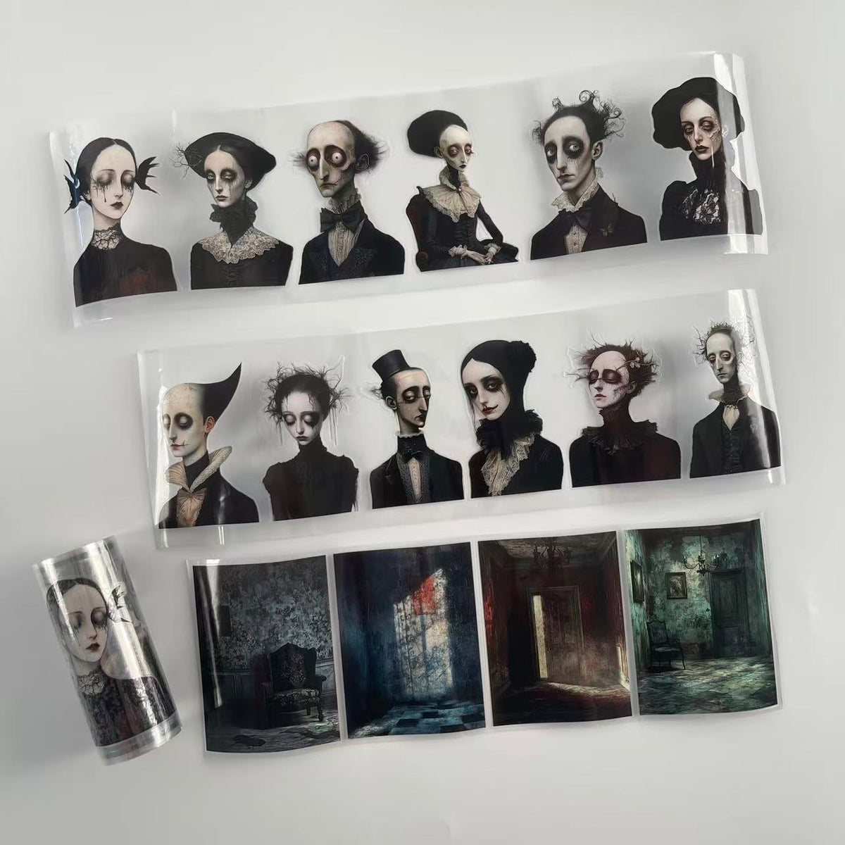Dark Portraits Pre cut PET Tape (10cm Width)