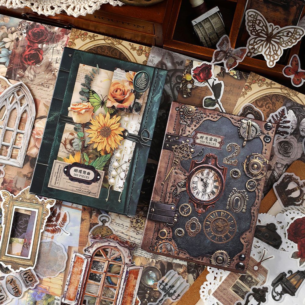 0510 Dappled old memories Series Mixed pack -200Pcs each pack