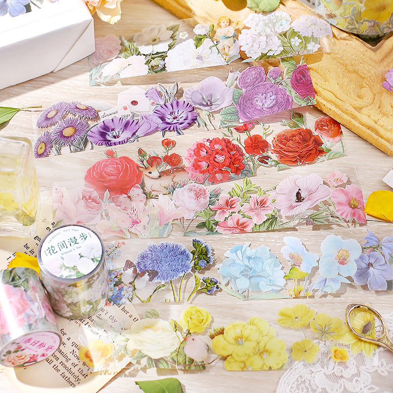 0524 Flower sea PET tape -4CM*3M