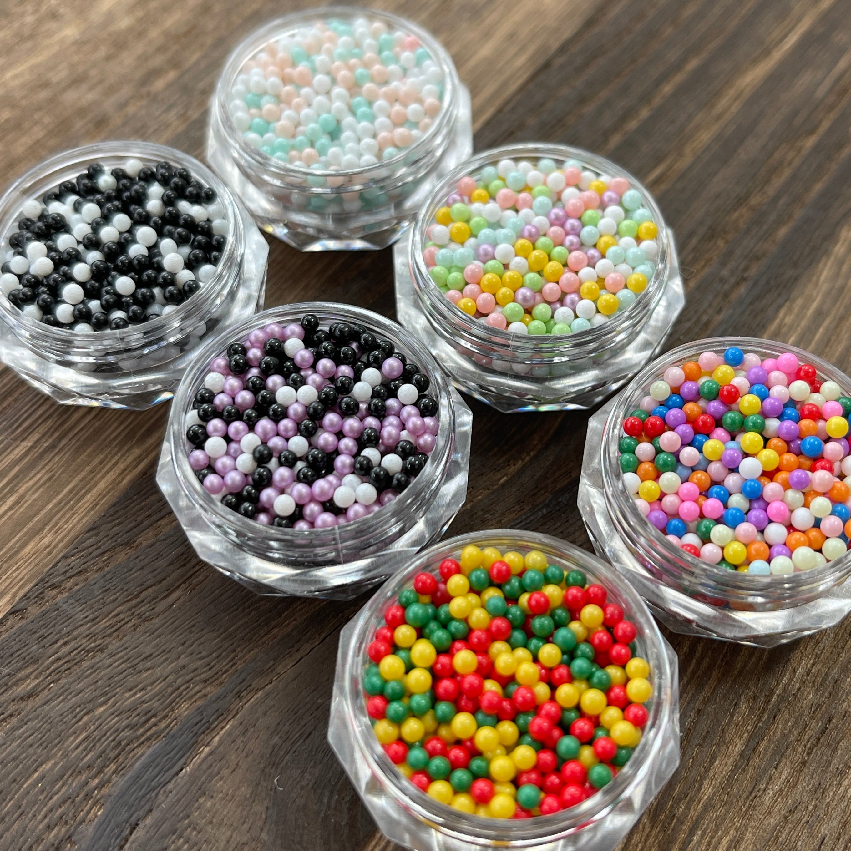 0810 Mini colorful decorative beads *diameter about 2mm