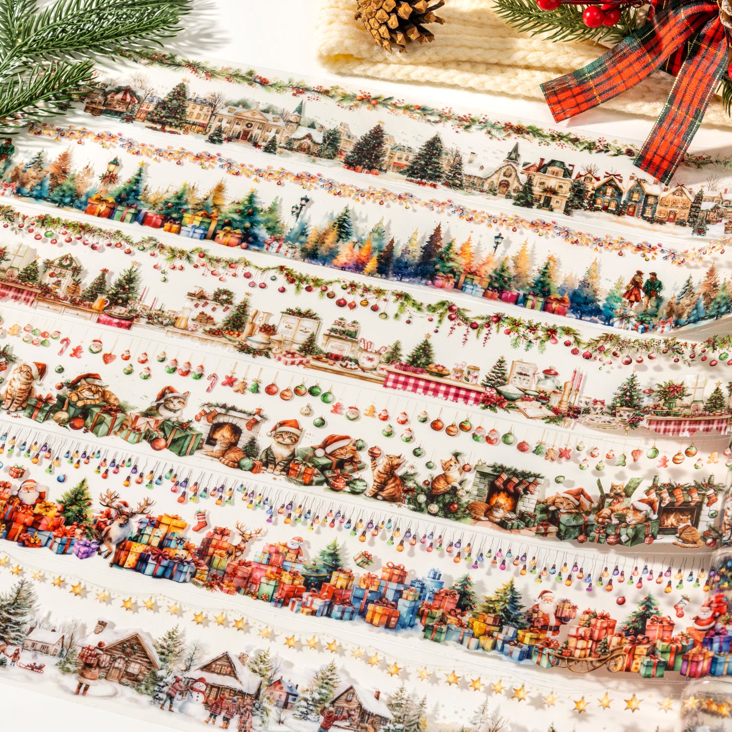 0720 Christmas PET tape -6.5CM*2M