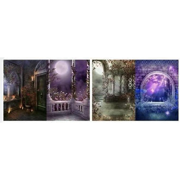 0426 A4 size Gothic wonderland Style Paper 2 pcs