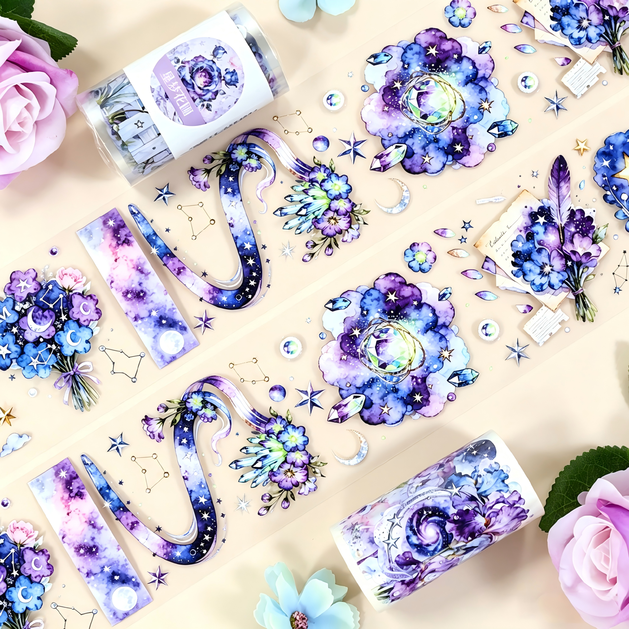 Starry Dream Garden PET Tape (7cm x 2m)