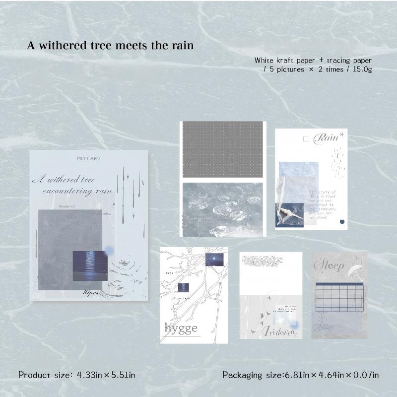 The Realm of plain shadows Solid paper -10Pcs each pack