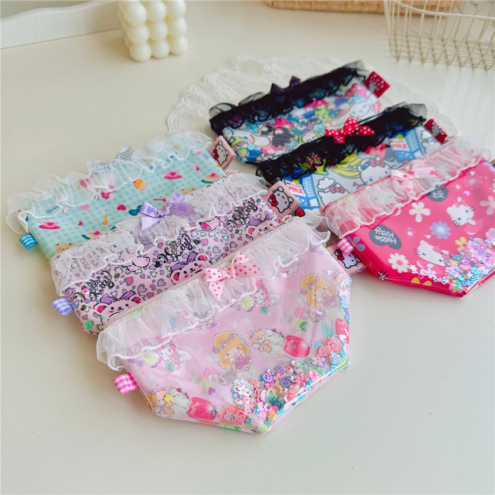 Small Sanrio underwear shaped storage bag