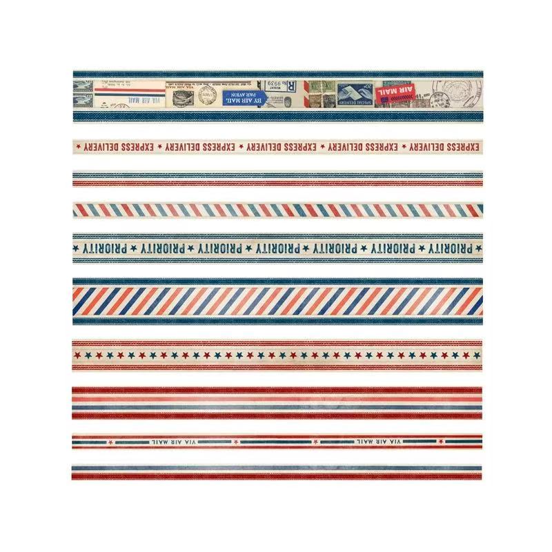 Vintage Air travel debris sticker -30Pcs each pack