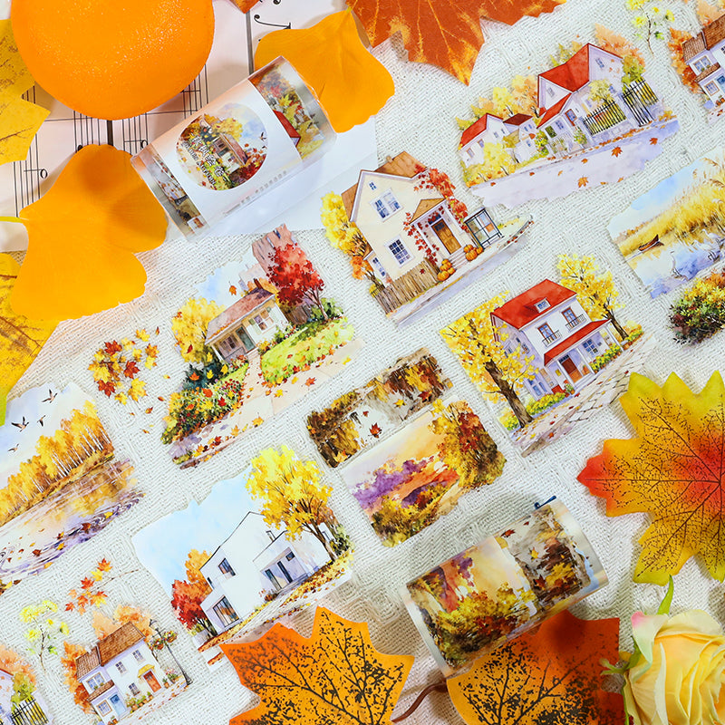 Autumn Maple Scroll Tape -7cm*2m