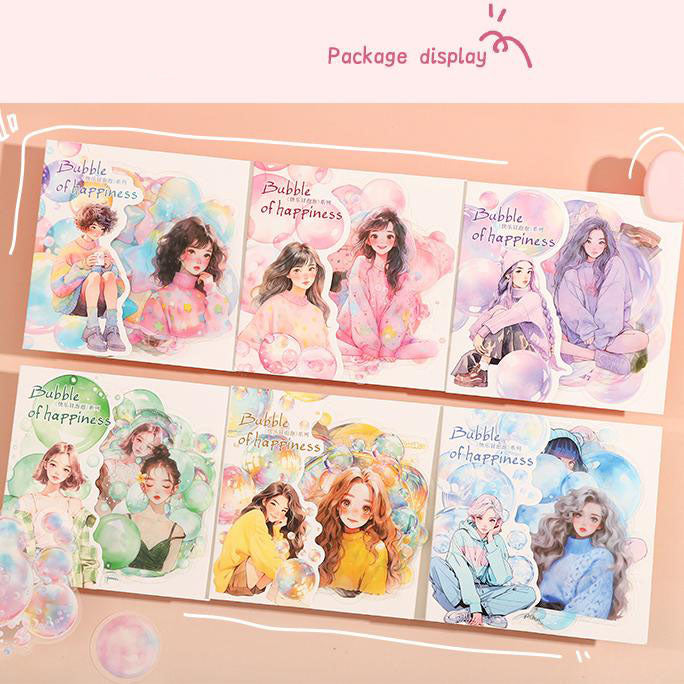 0321 Bubble of happiness Series Sticker -20Pcs each pack