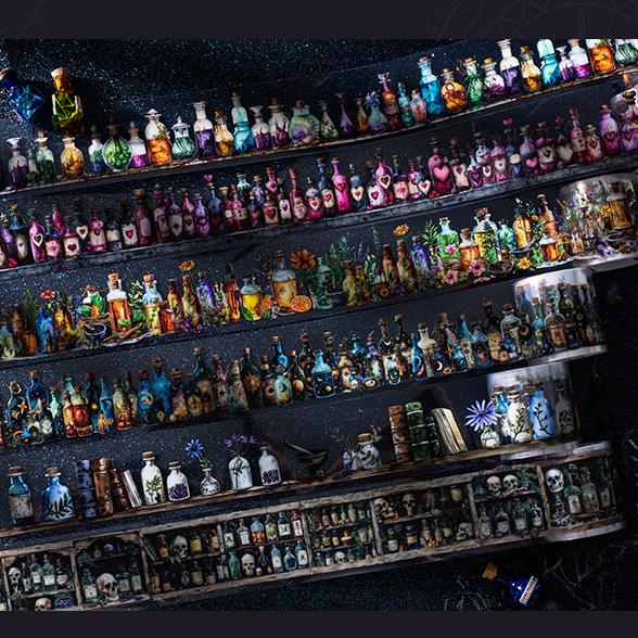 0529 Witch's potion bottle PET tape -4CM*2M