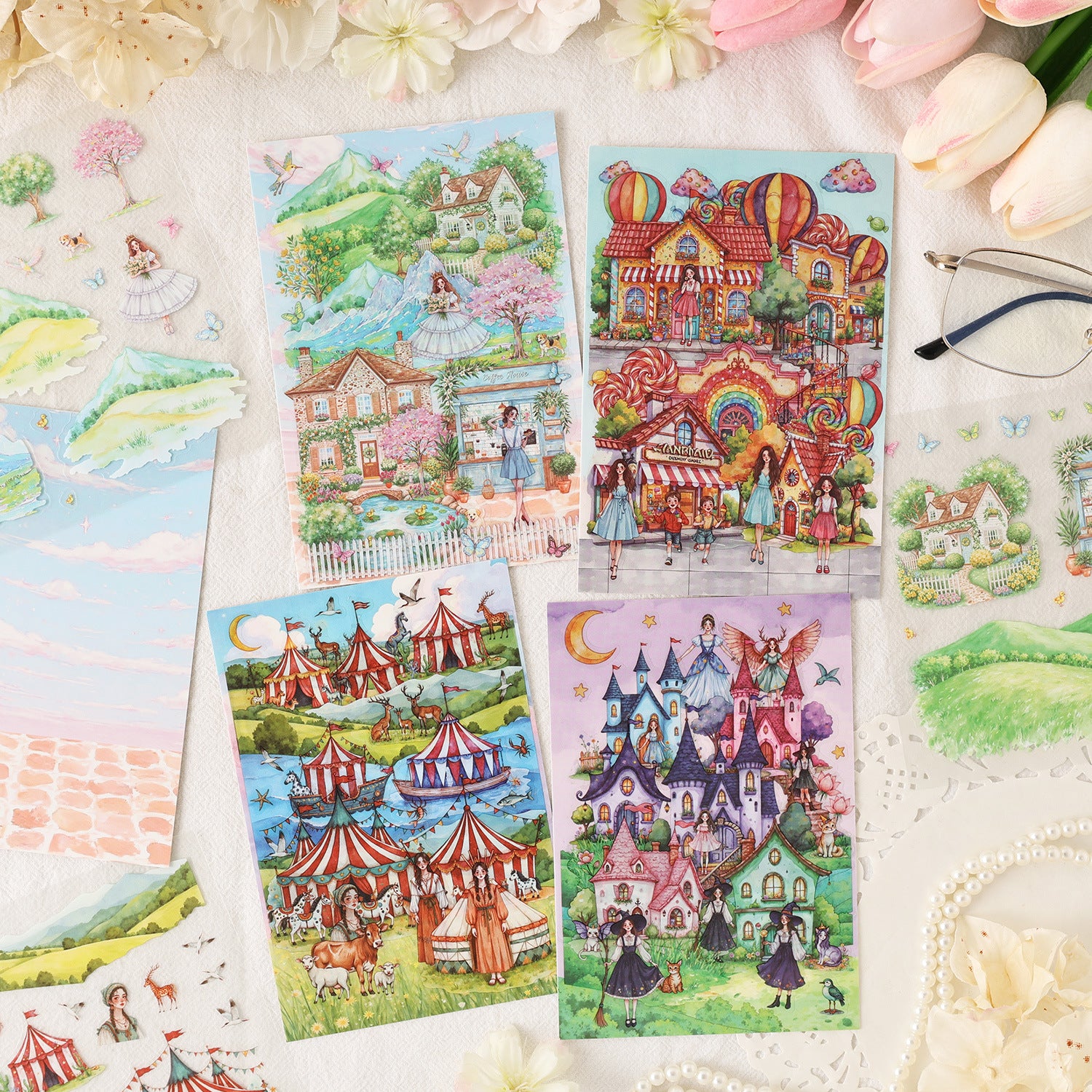 Dream home PET sticker -20Pcs each pack