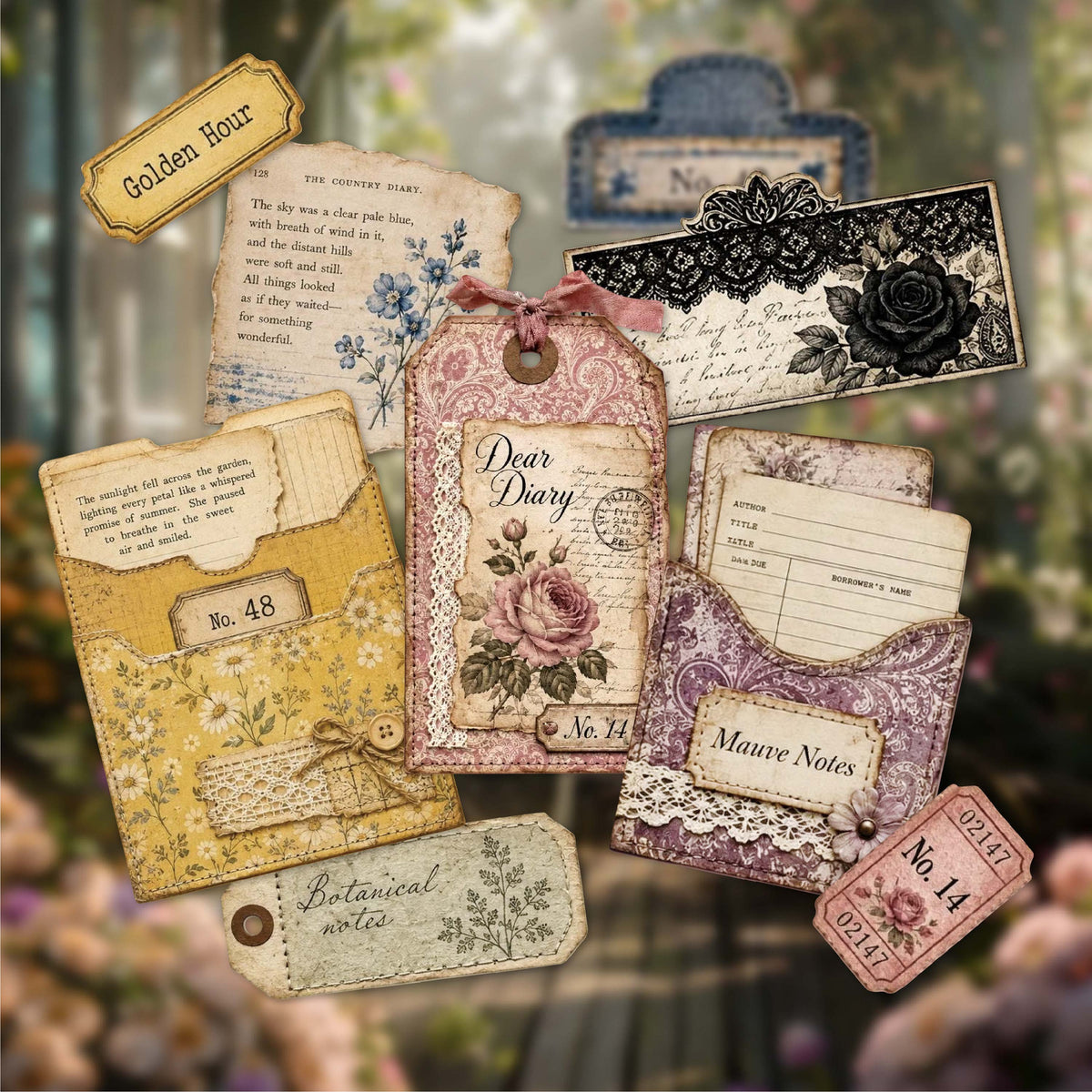 Time Tag Solid Stickers -10Pcs each pack
