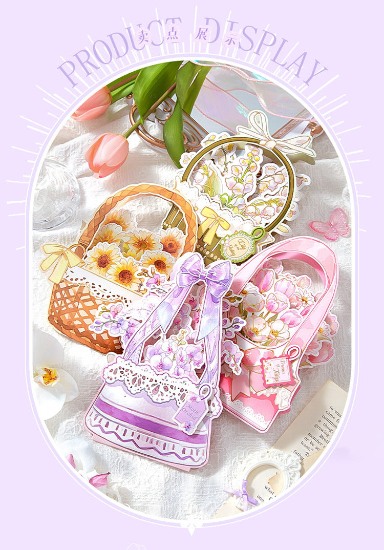 0321 Flower 3D Greeting Card with Envelope