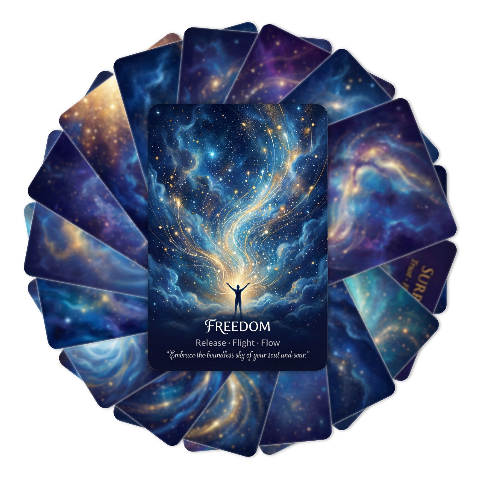 Mysterious Starry Sky Cardstock 18pcs 2.36*3.5 inch