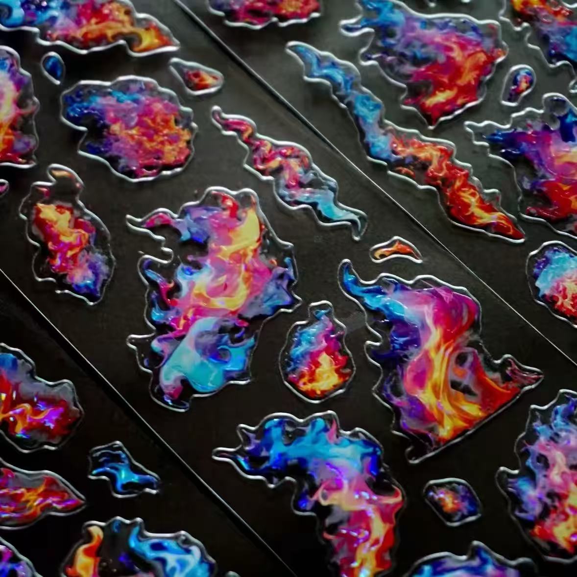 Blazing Phantasm Dreams Shell Gloss Pre-cut PET Tape (6 x 100 cm) 1 loop