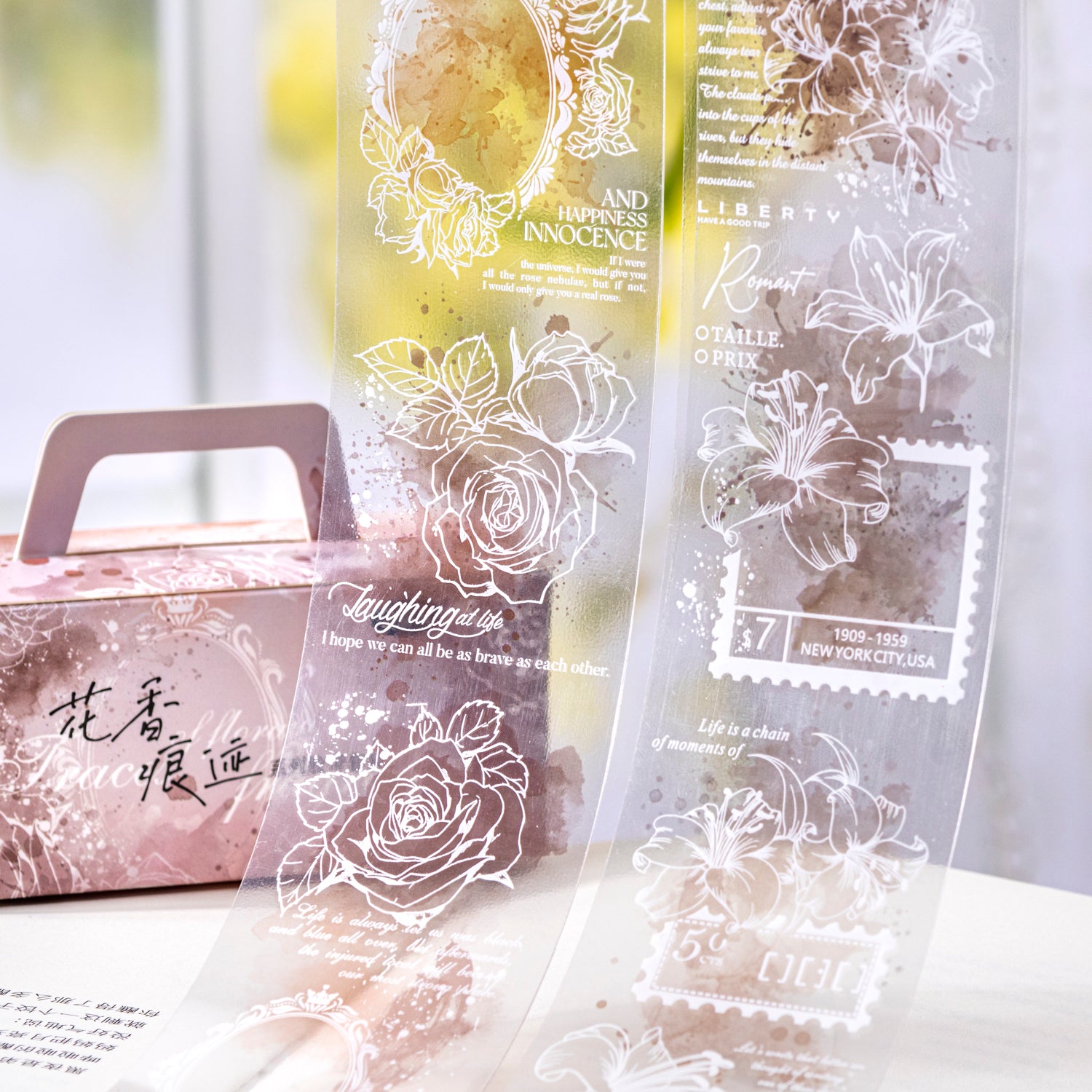 0908 Flower PET Tape Set 2 rolls 5cm*2m
