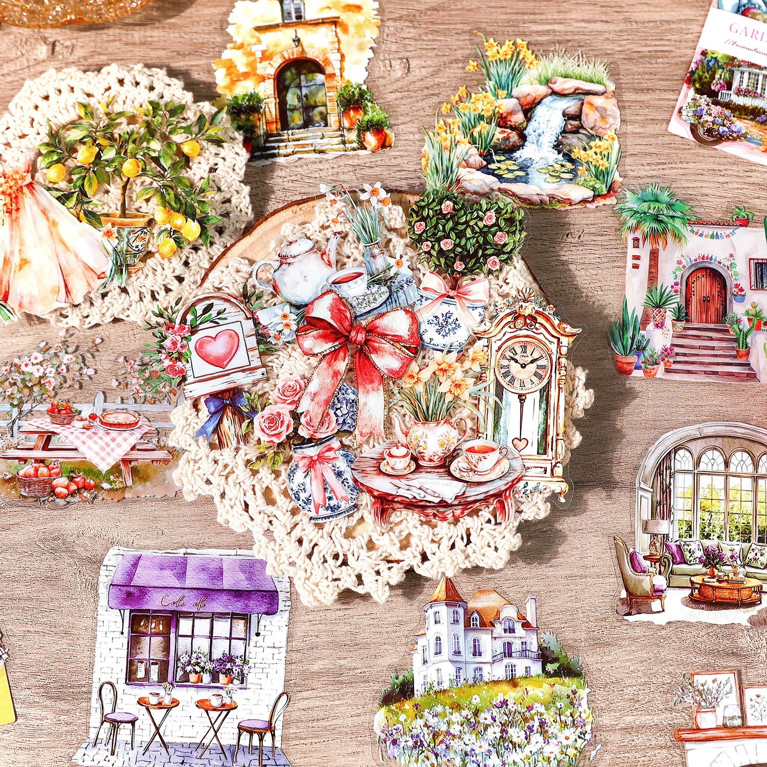 0328 Encounters in a Small Town Series Sticker -20Pcs each pack