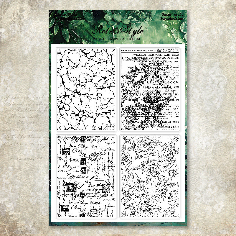 Vintage background Stamp (15 x 20 cm)
