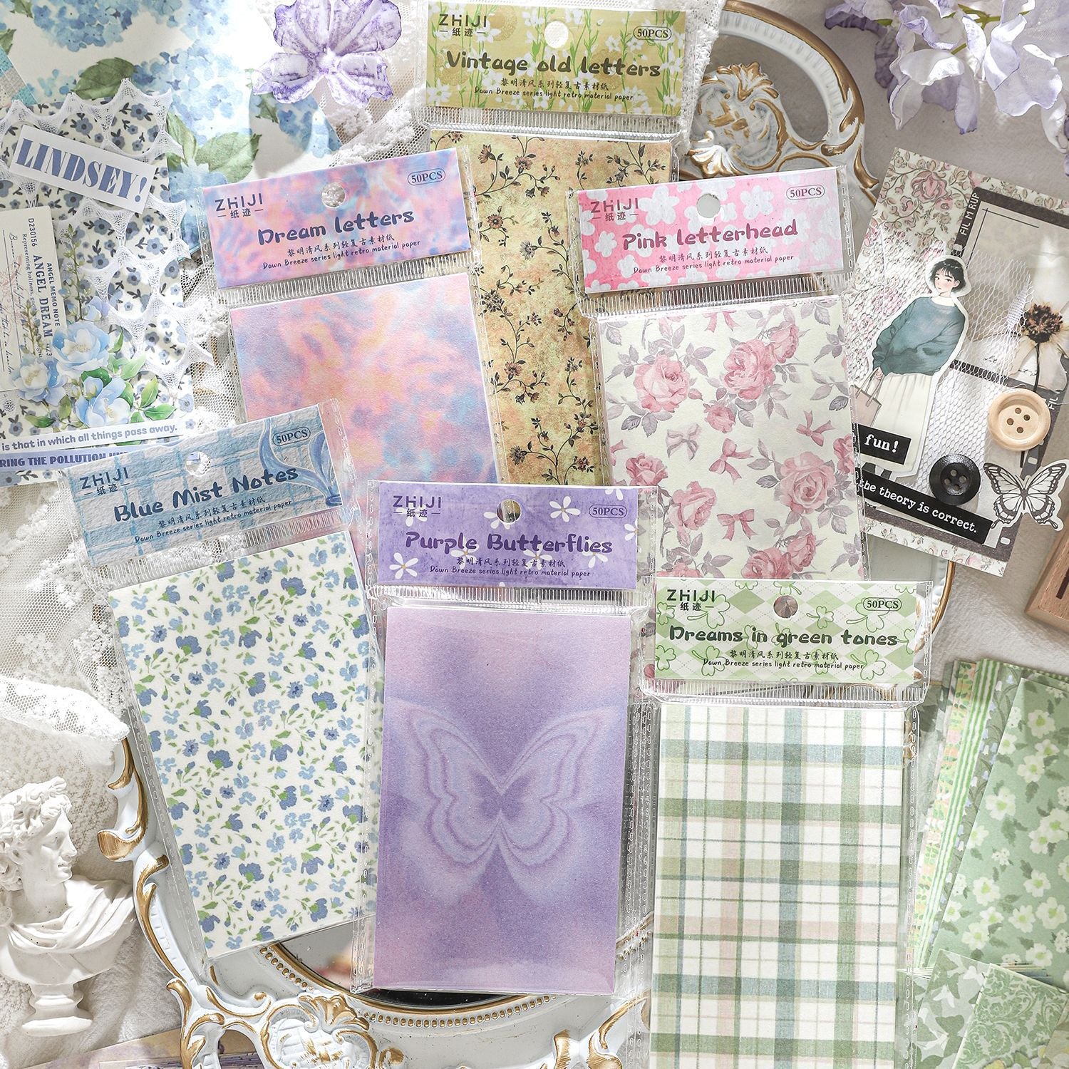 0519 Dawn breeze series Paper -20Pcs each pack