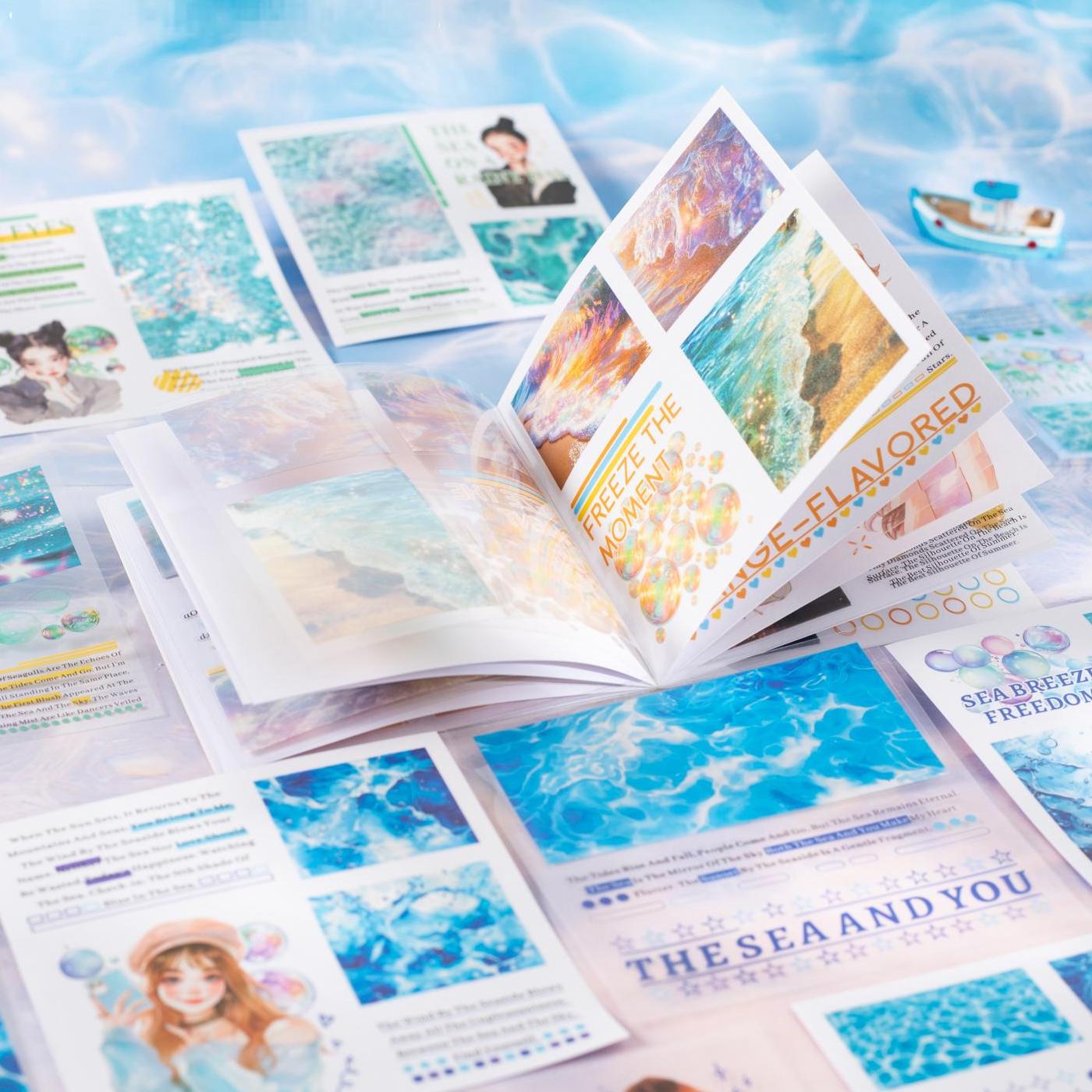 0731 Girls' Weekly PET & Washi pre-cut Sticker Book -20Pcs each pack