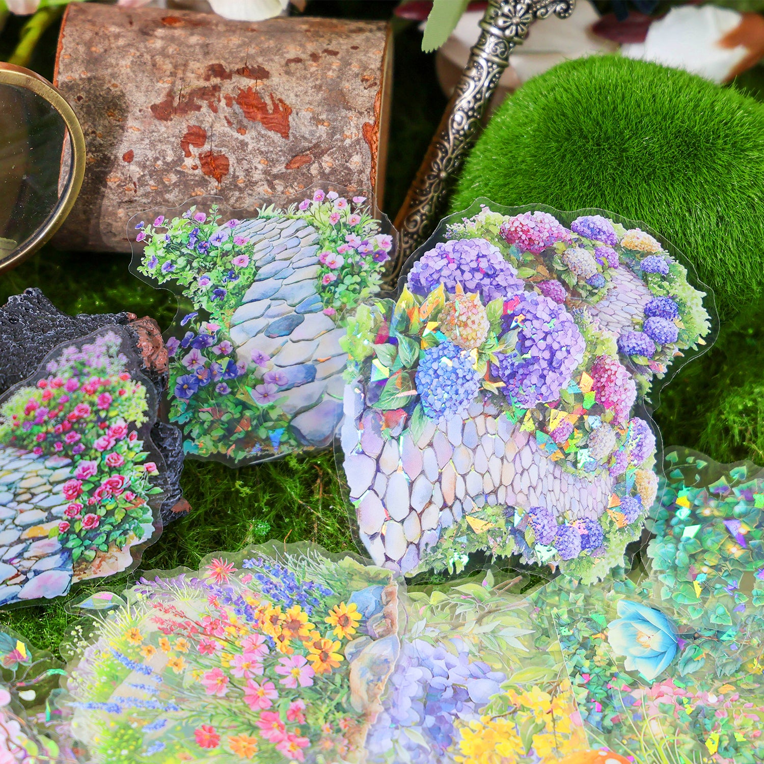 0531 Spring garden PET Sticker -20Pcs each pack