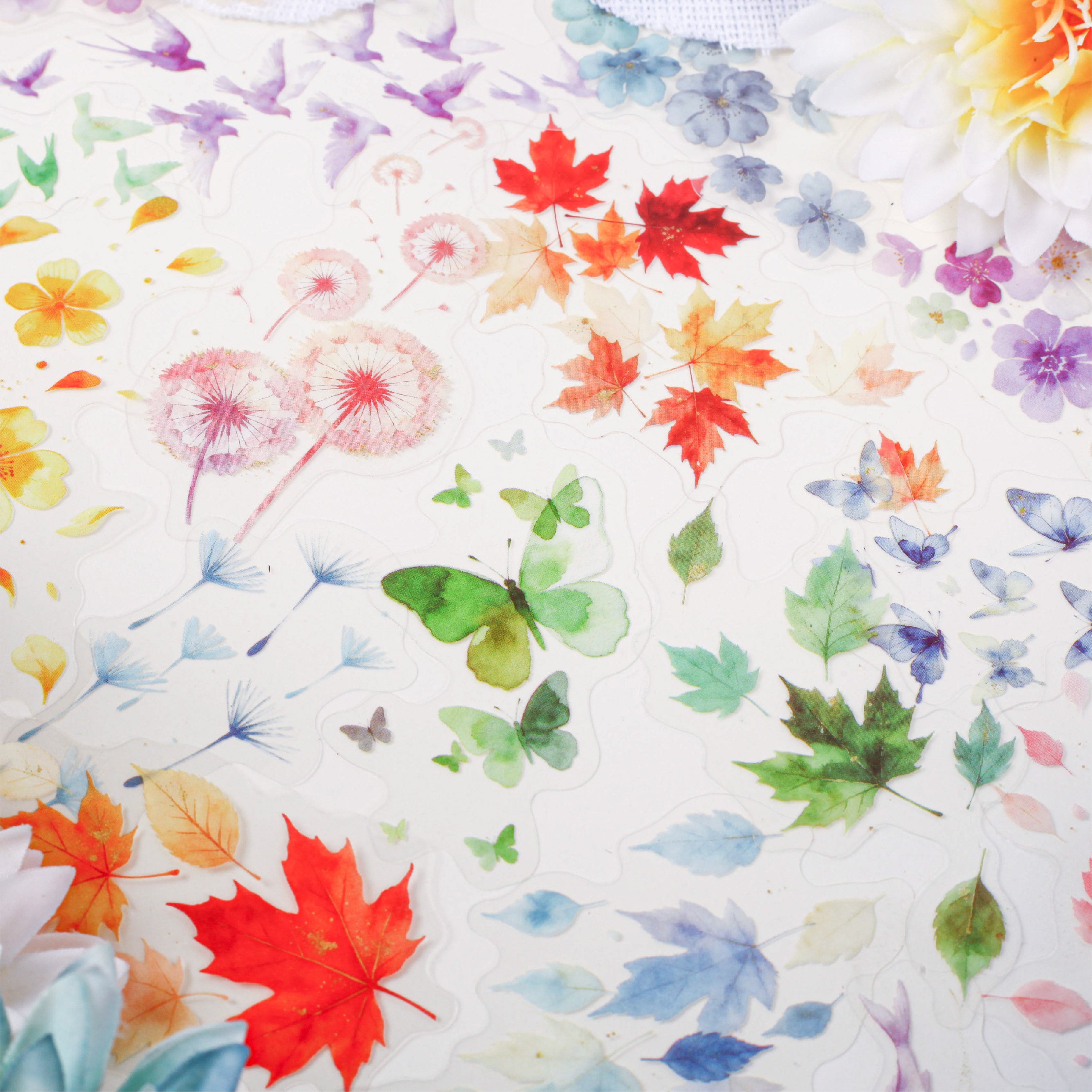 Wildflowers Anthology PET Stickers -20Pcs each pack