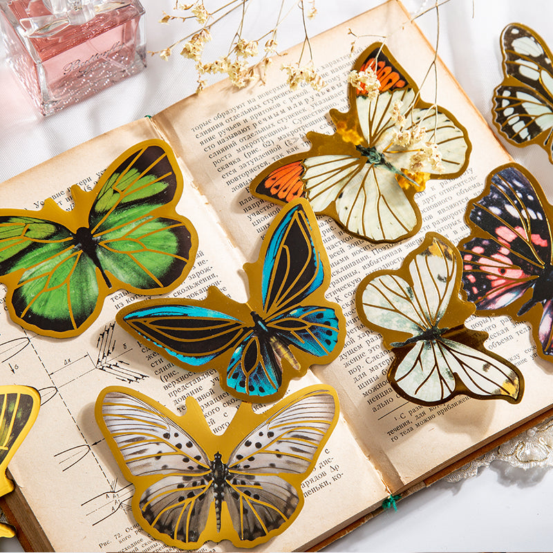 Scented Butterfly Dream PET Stickers -10Pcs each pack