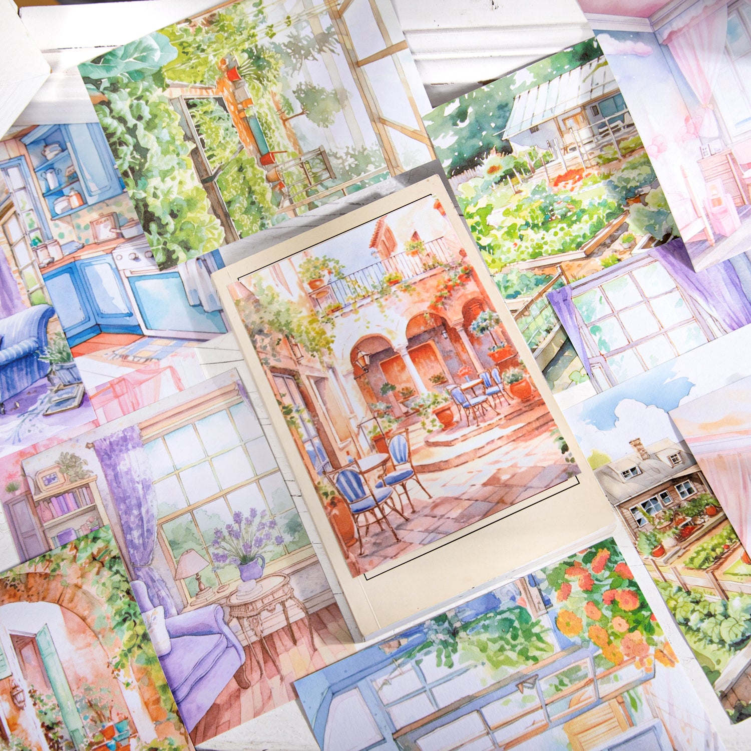 0610 Cozy little home Washi sticker -10Pcs each pack