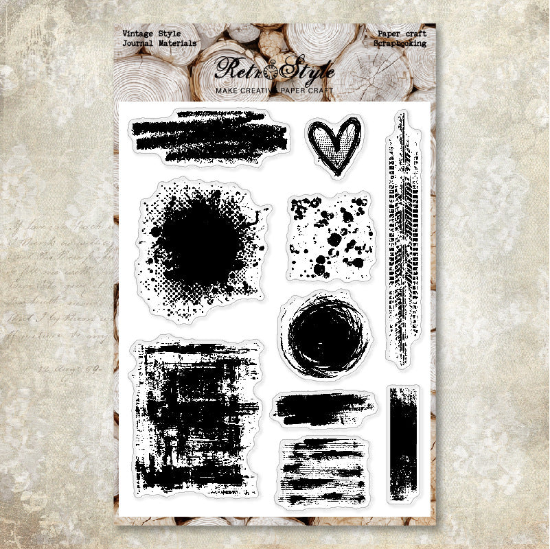 Vintage Distressed background Stamp (15 x 20 cm)