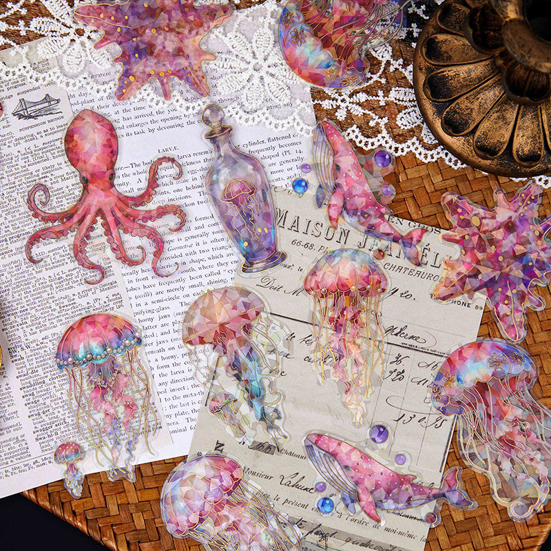 Fantasy ocean sticker -20Pcs each pack