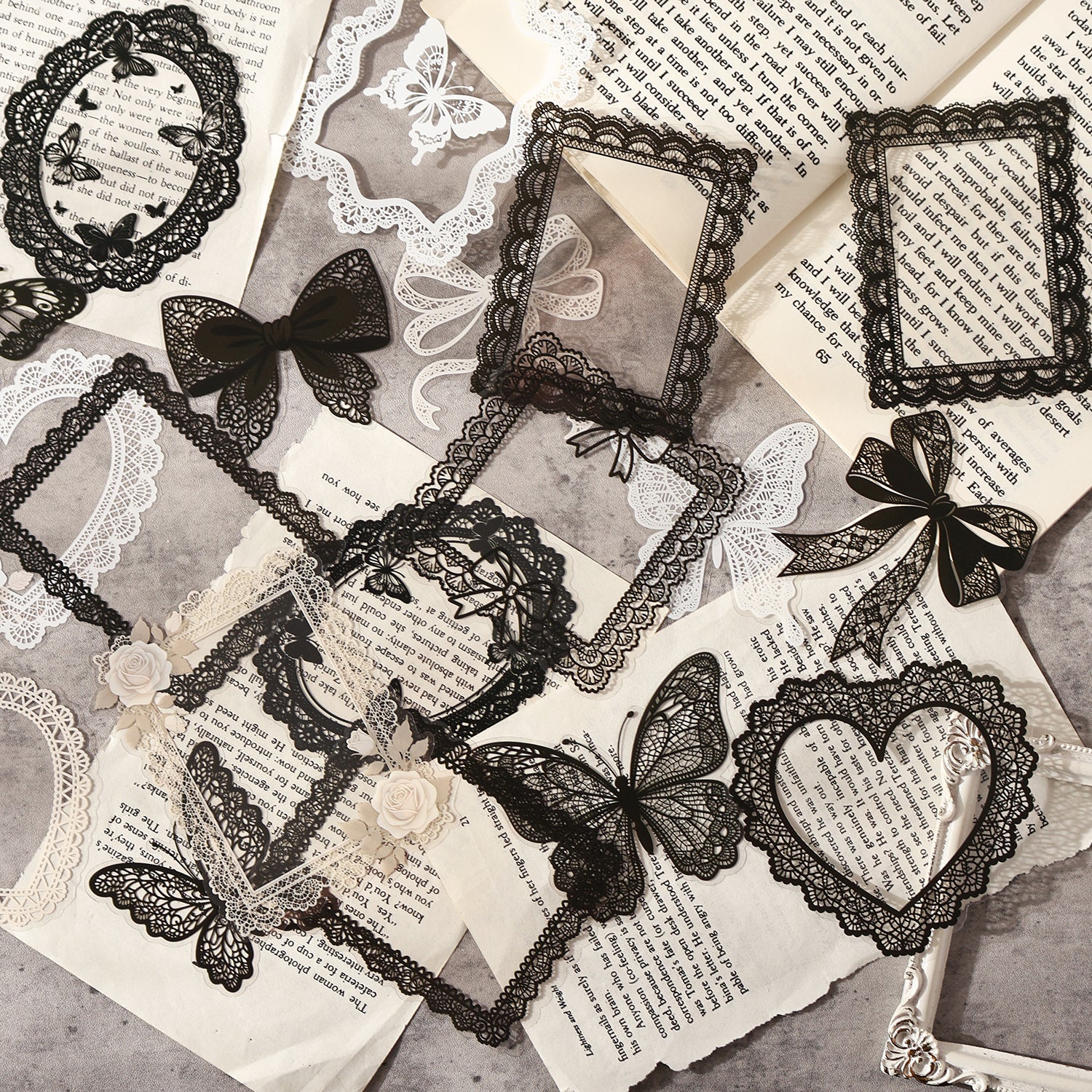0819 Lace Dream PET Sticker -20Pcs each pack