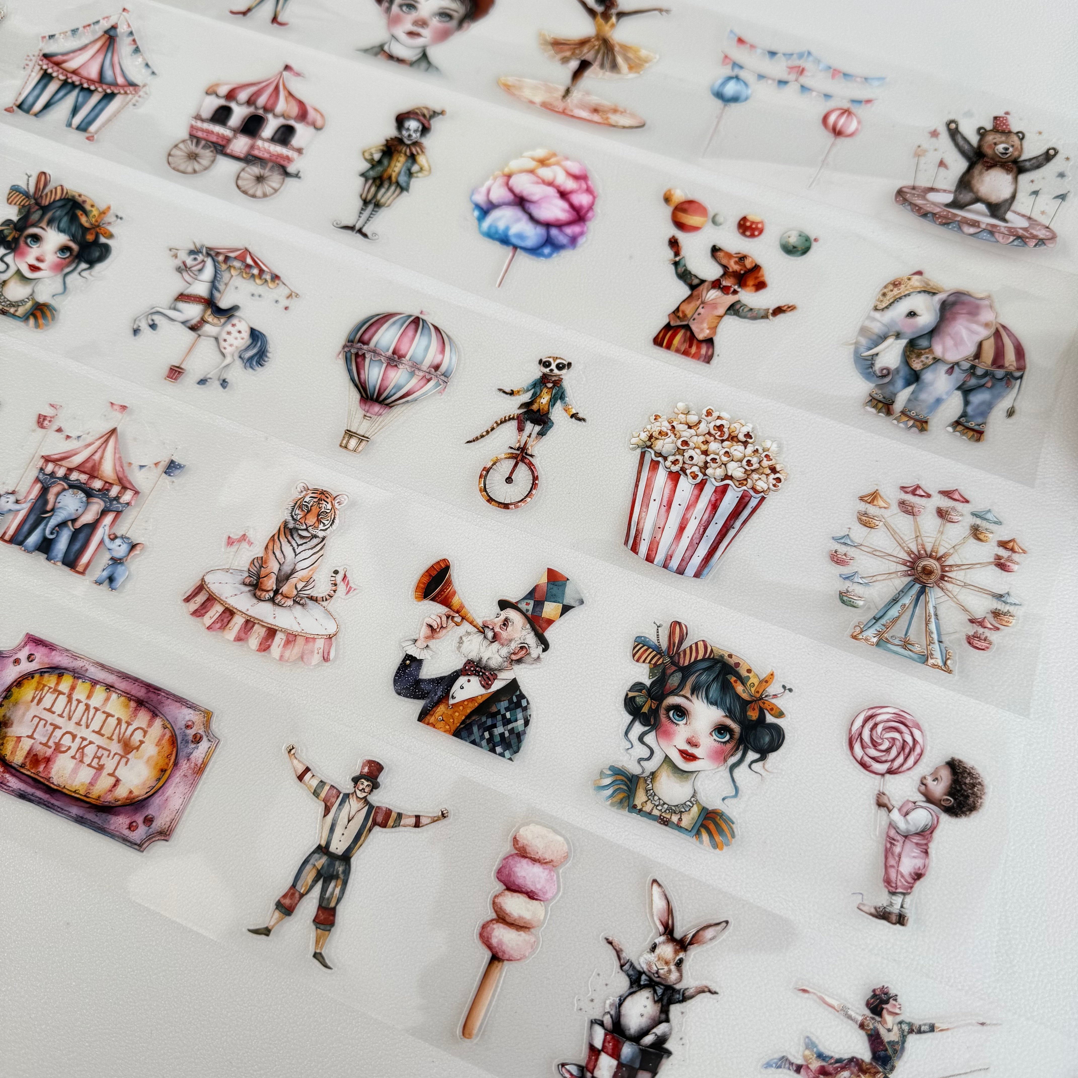 Circus pre-cut PET tape 1 loop 5.5CM*2M